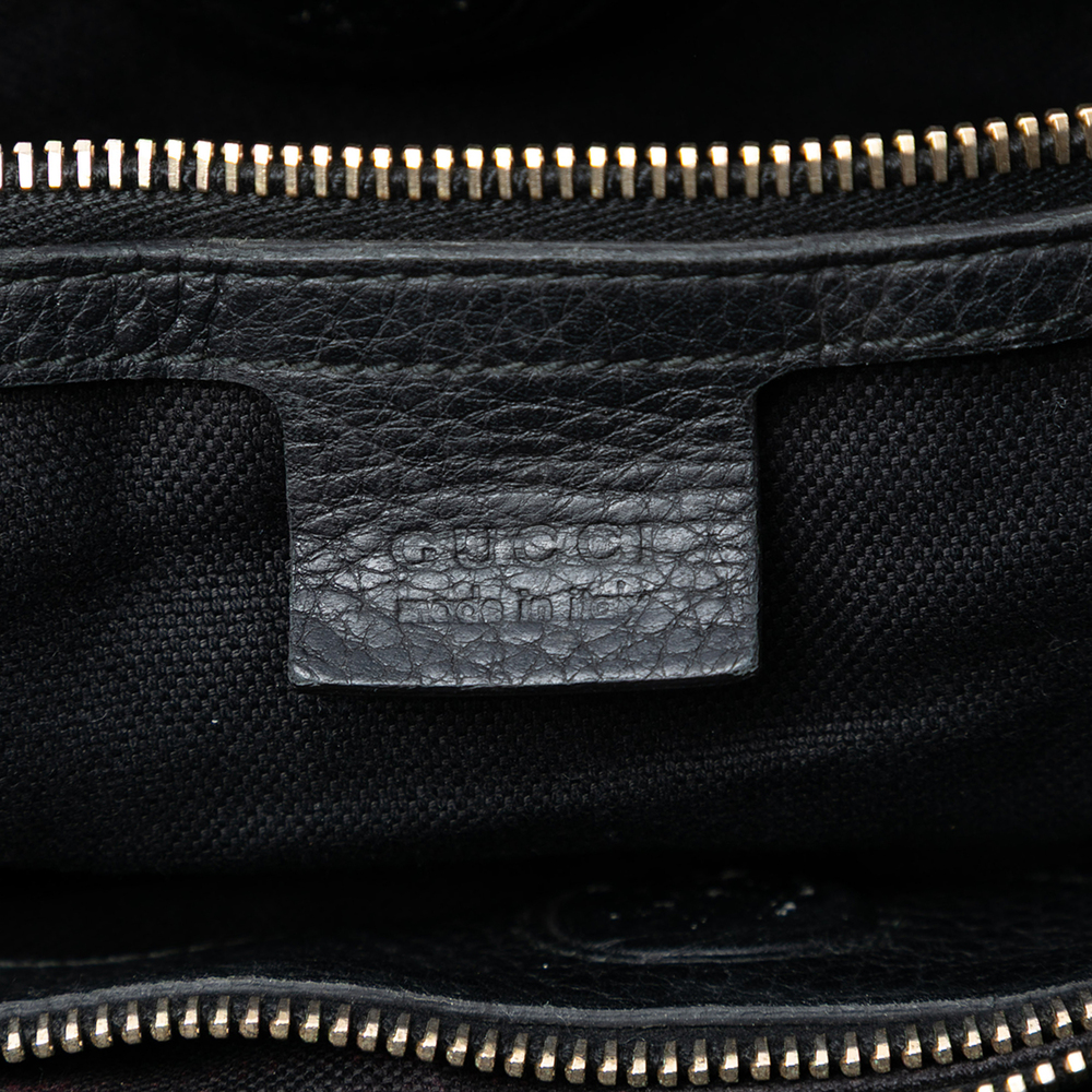 Pre-Loved Gucci Medium Calfskin Bamboo Shopper Satchel - Picture 5 of 7